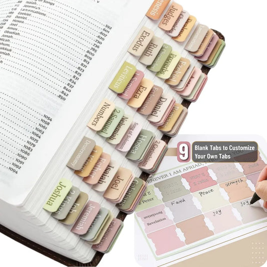 75 Bible Tabs (5 Sheets)